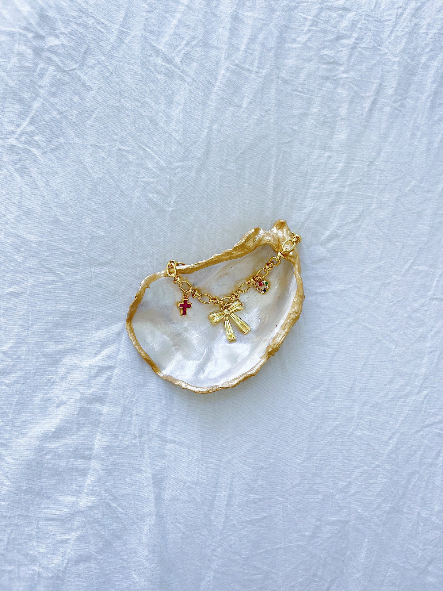 Pretty in Pink Bow Necklace