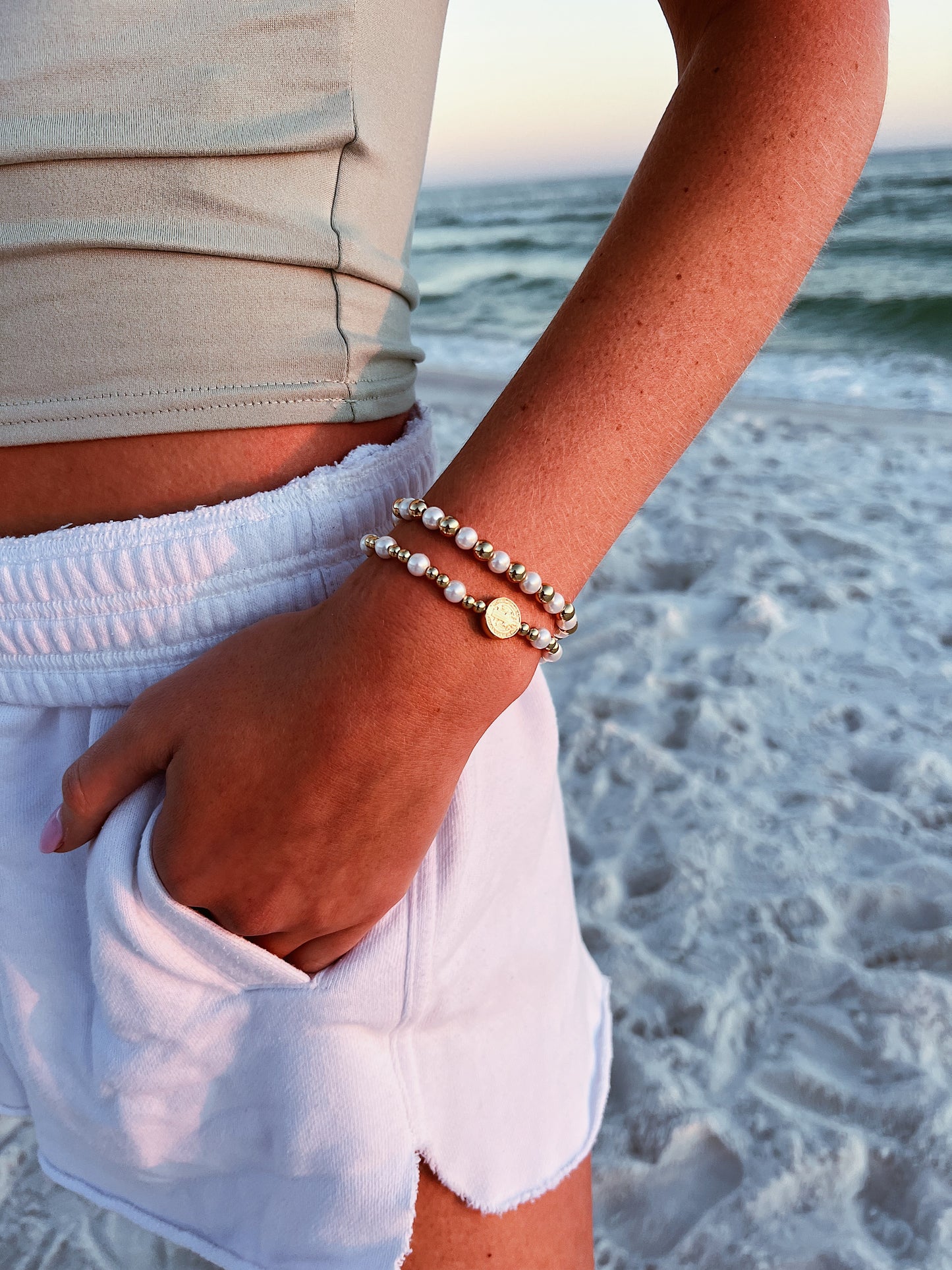 Beaded Bracelet Stack